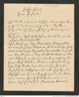 Nachlass Franz Steindachner, Brief von Adolf Horn an Franz Steindachner, Inv.Nr. 239.02, Seite 1